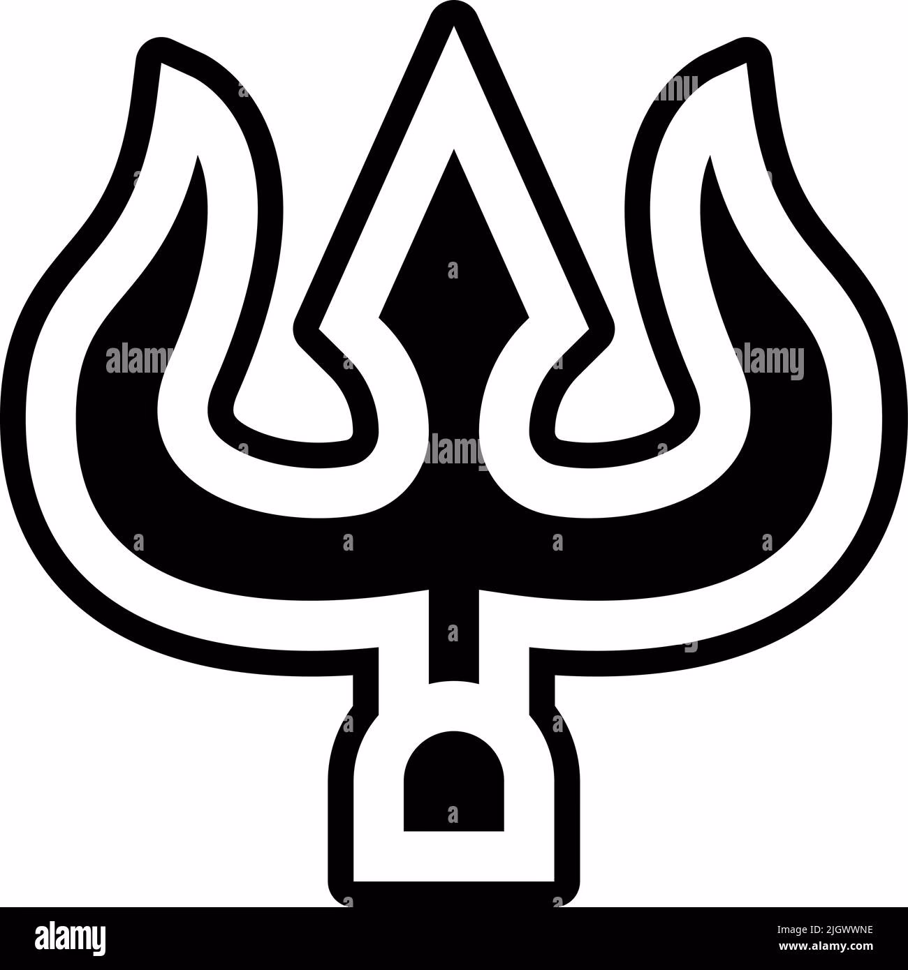 Which Hindu goddess has a trident?