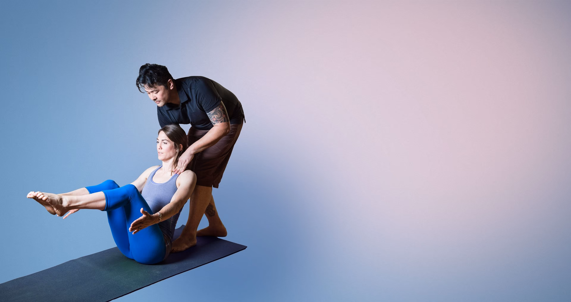 What is the purpose of assisting in a yoga class?