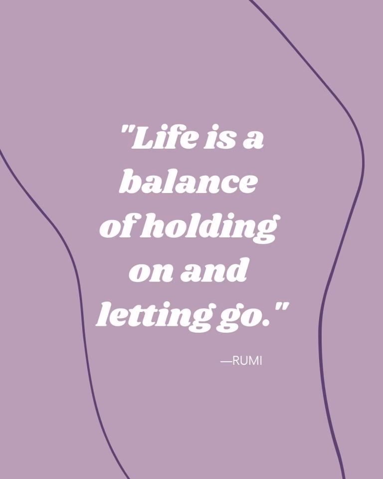 What does yoga say about balance?