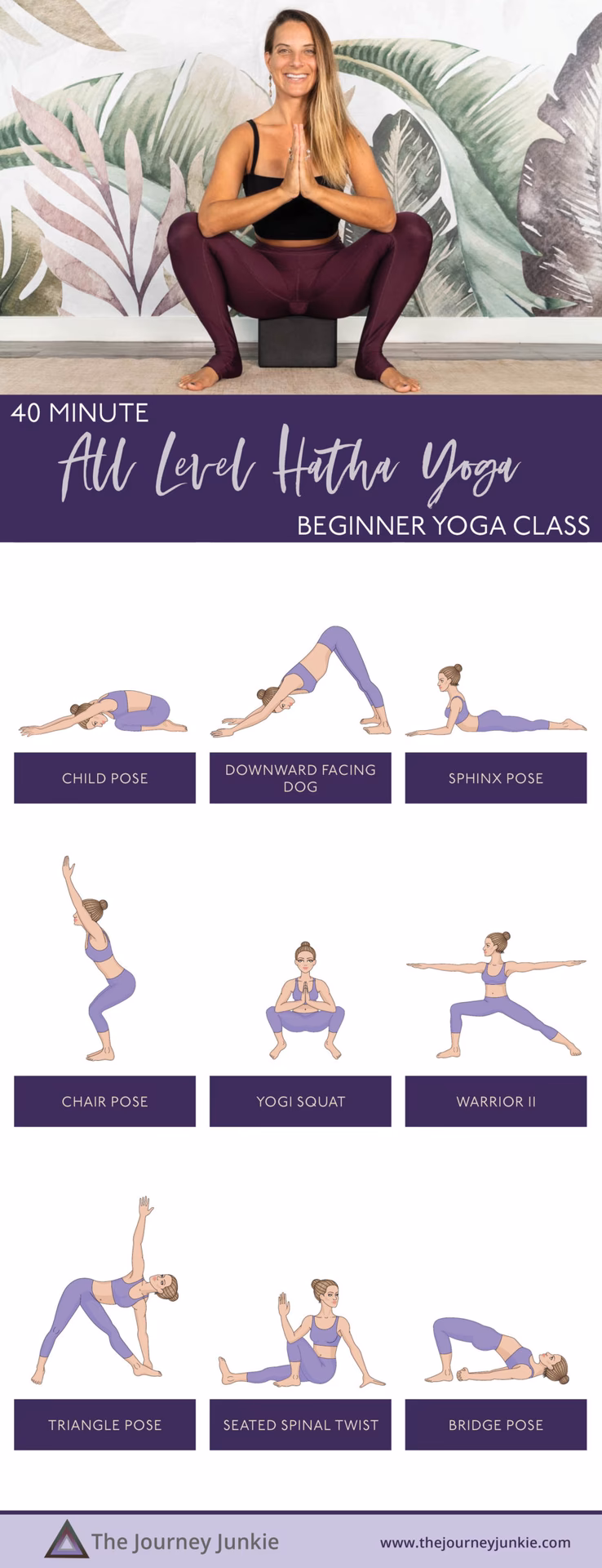 What is the first pose of hatha yoga?