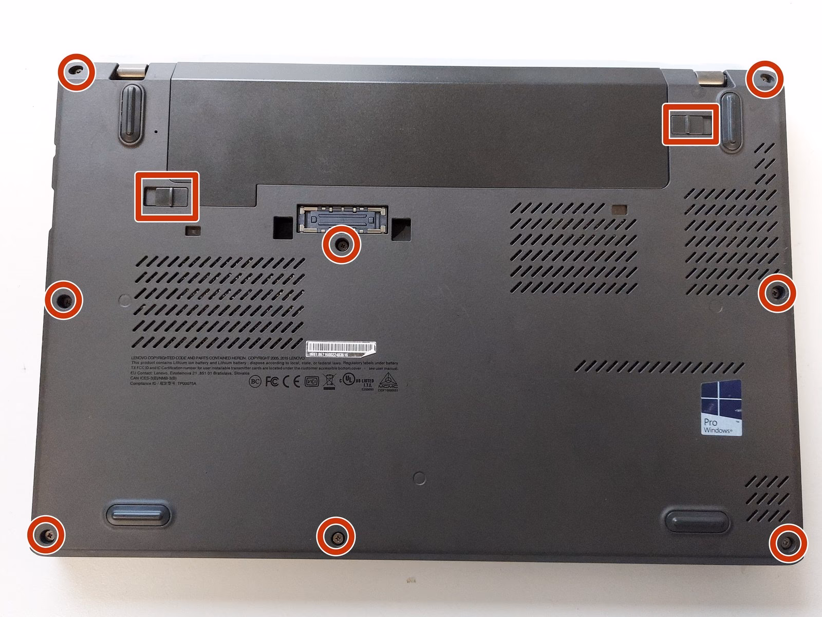 How to reset battery on Lenovo Yoga laptop?