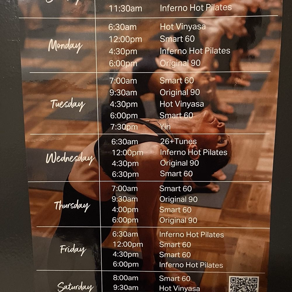 How do you schedule yoga?