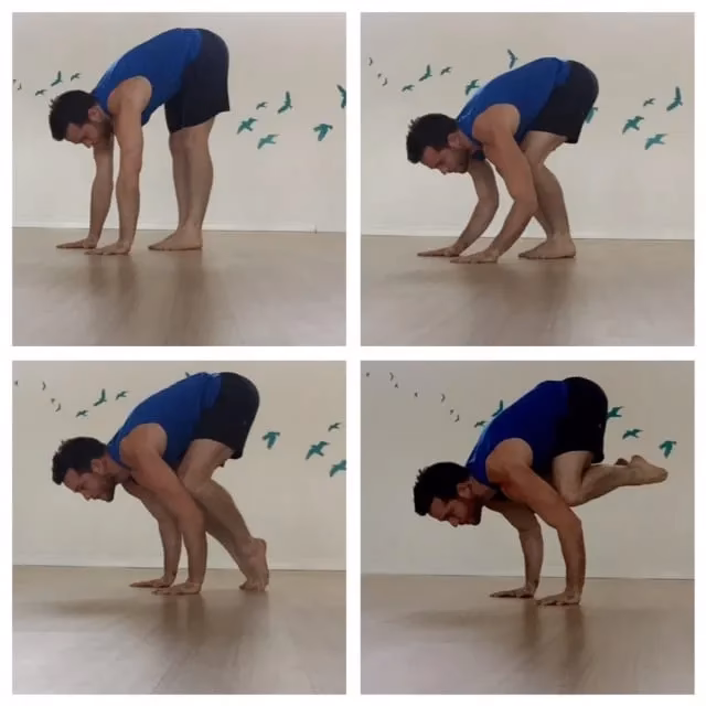 What is the easiest yoga arm balance?