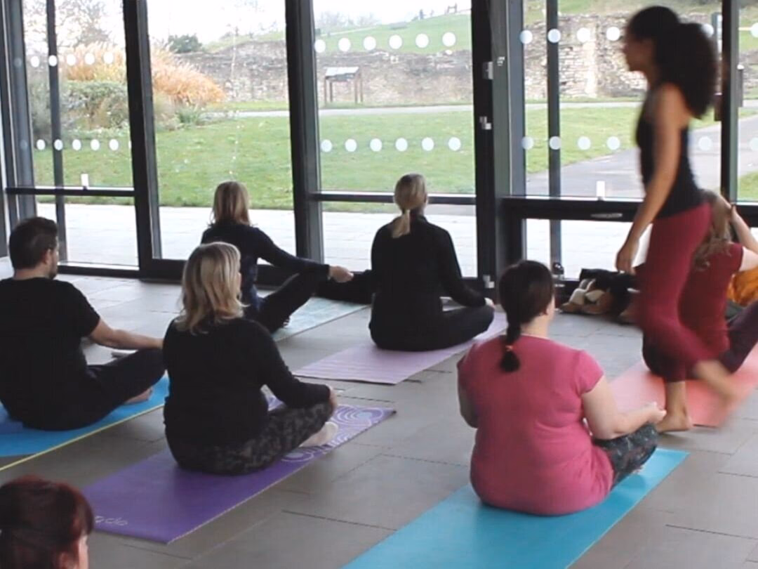 How many times a week should a beginner do yoga?