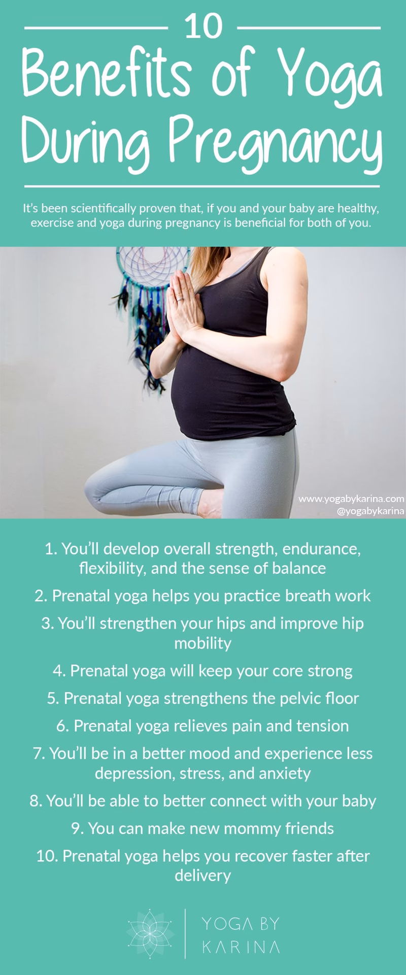 How many times a week should you do prenatal yoga?