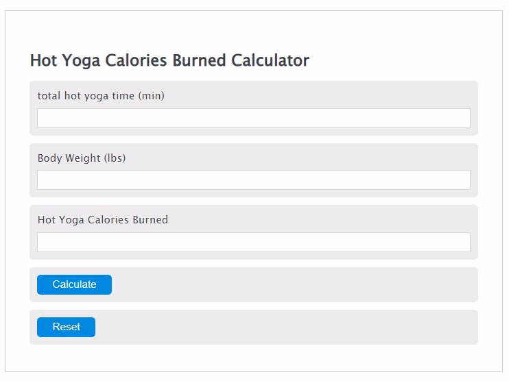 How many calories do you lose in Bikram yoga?