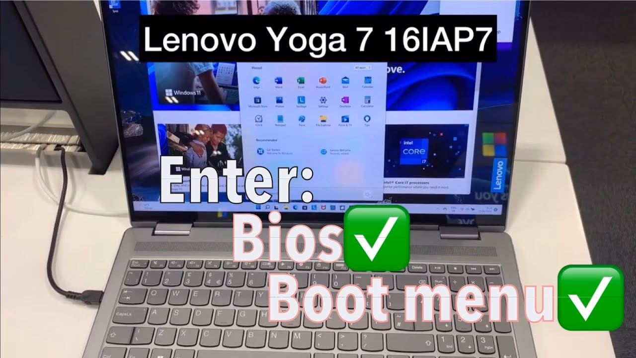 How to get into boot menu Lenovo yoga?