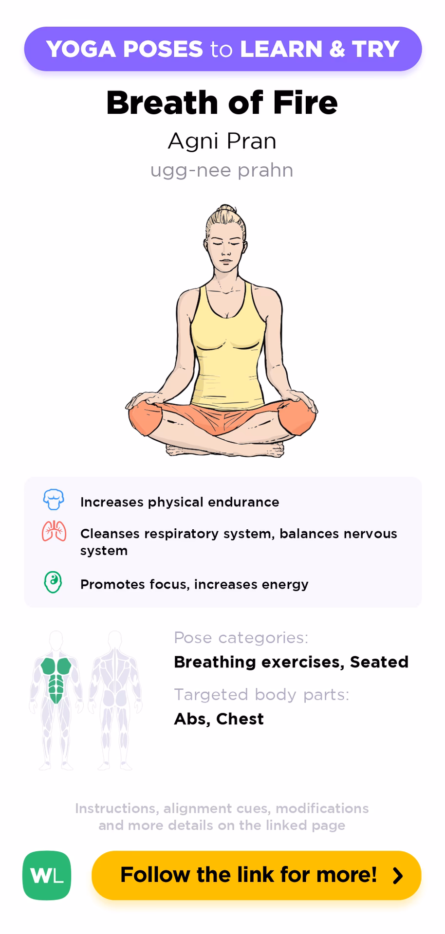 How long should you do breath of fire?