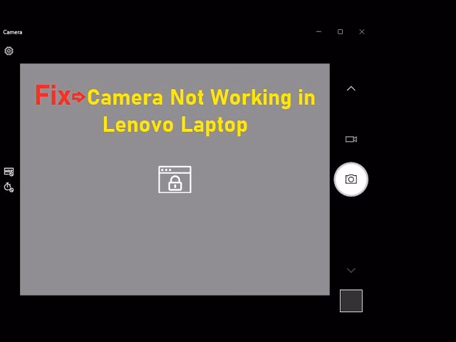 Why won't my camera work on my Lenovo Yoga?