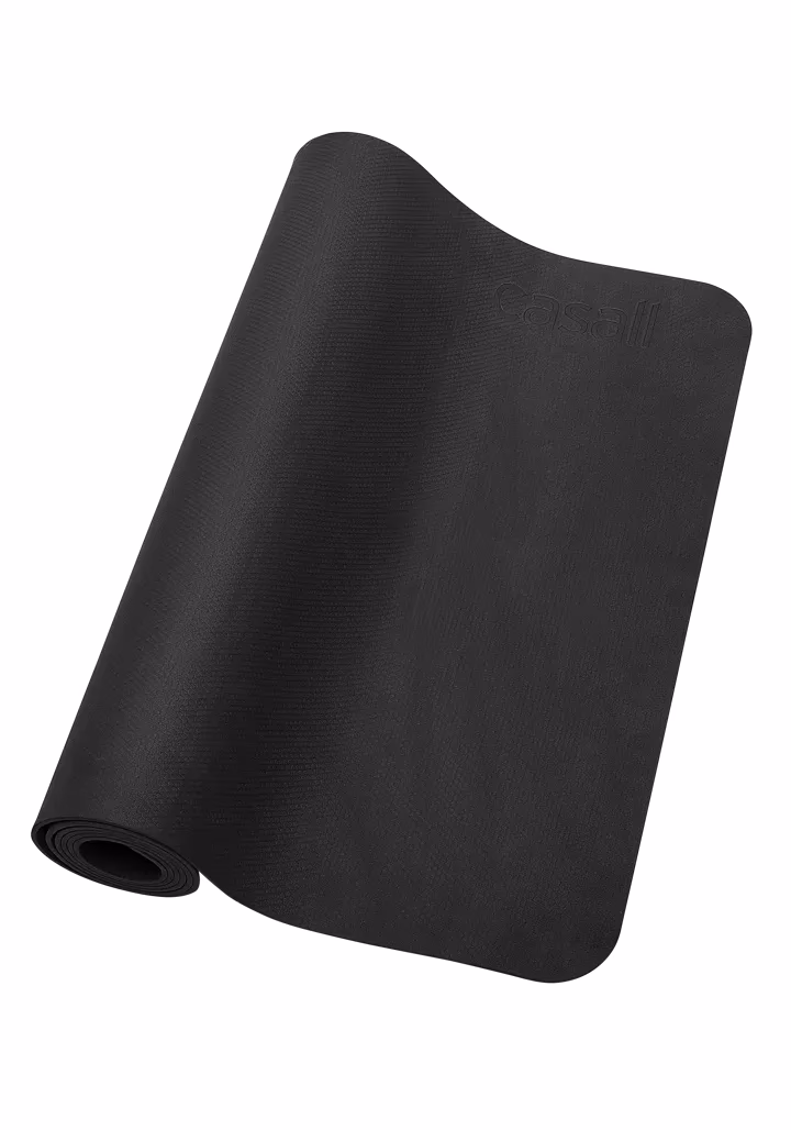 Which side of the yoga mat is non-slip?