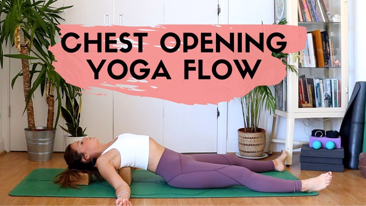 What does it mean to open the chest in yoga?