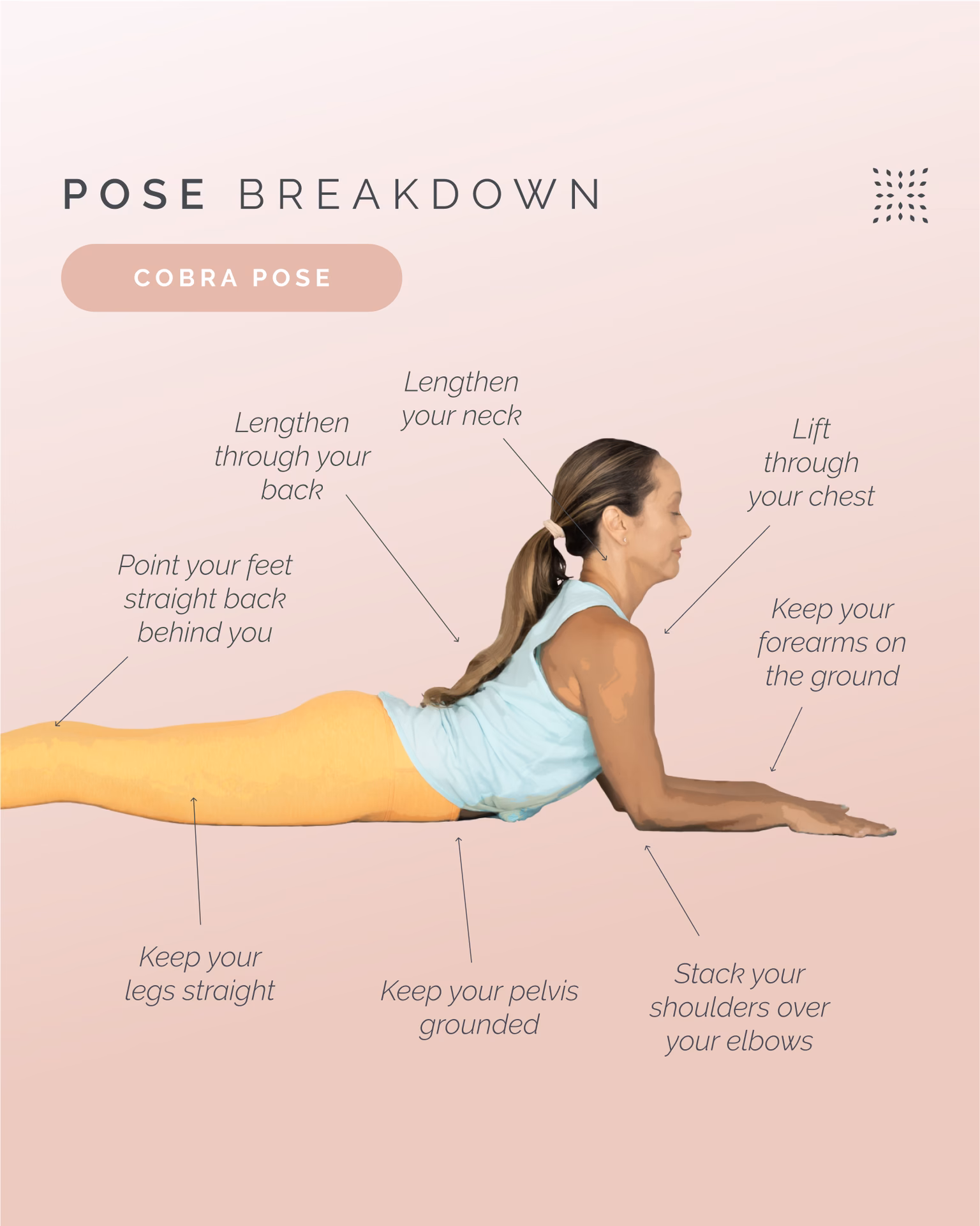 What is a cobra yoga pose good for?
