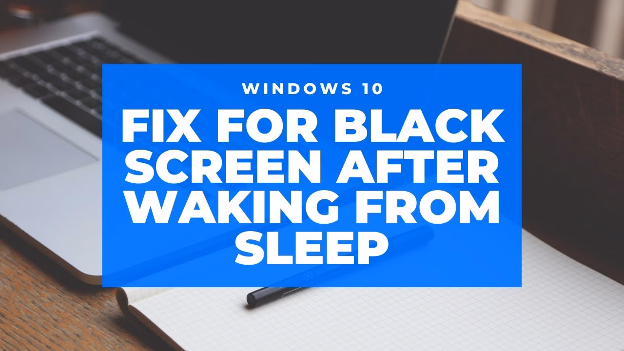 How to wake up Lenovo laptop from black screen?
