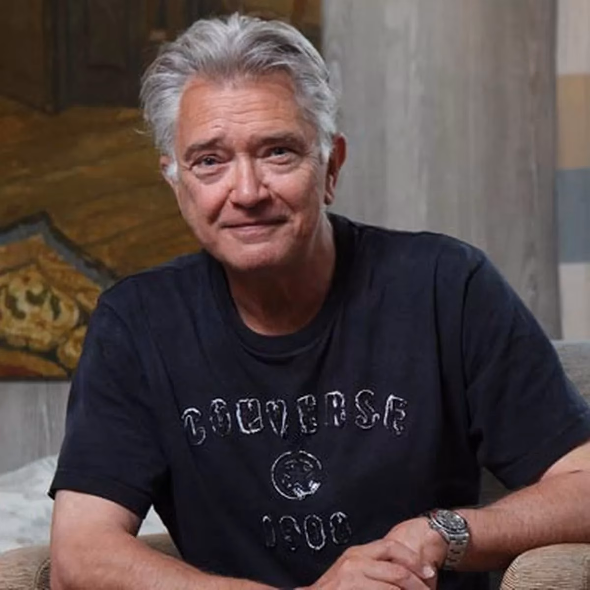 What is the lump on Martin Shaw's face?