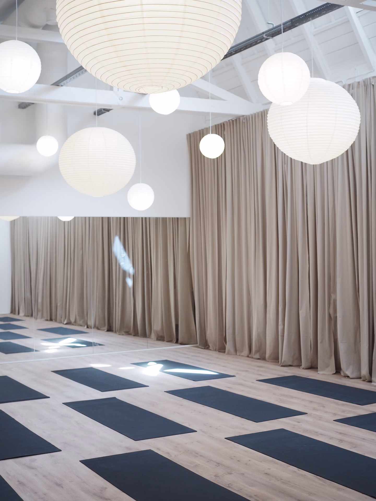 What does it mean to create space in yoga?