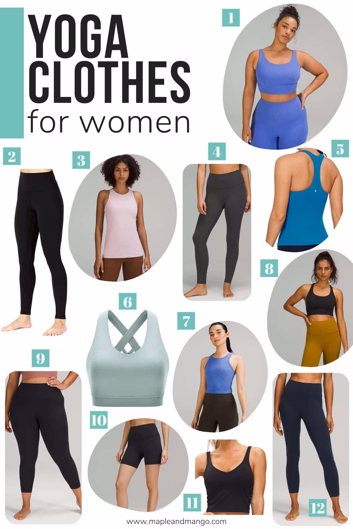 What can I wear instead of yoga pants?