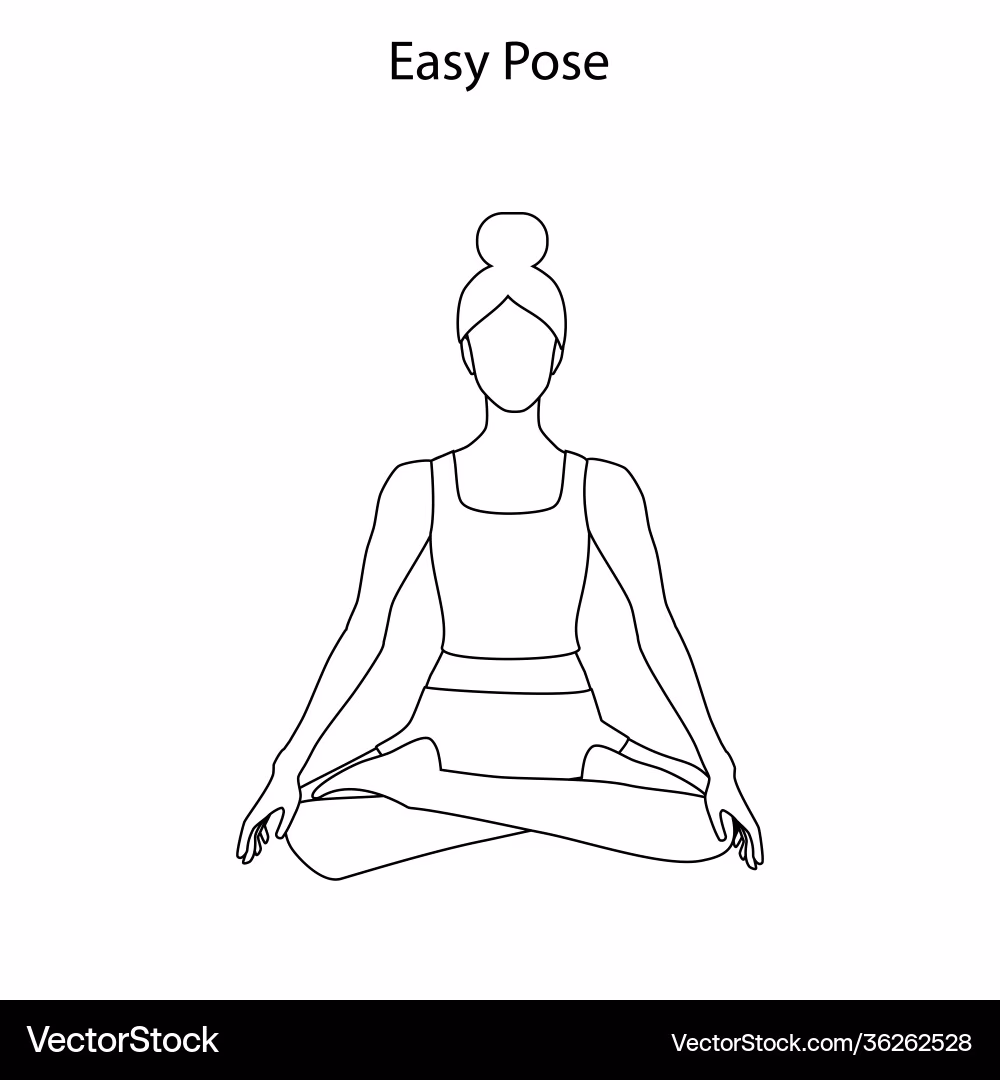 What is the easy pose in yoga called?
