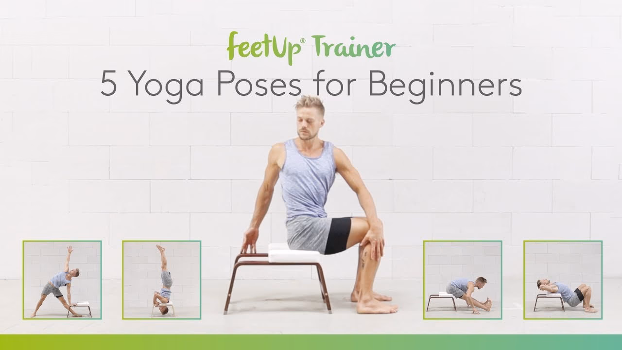 What is the yoga pose with feet up?