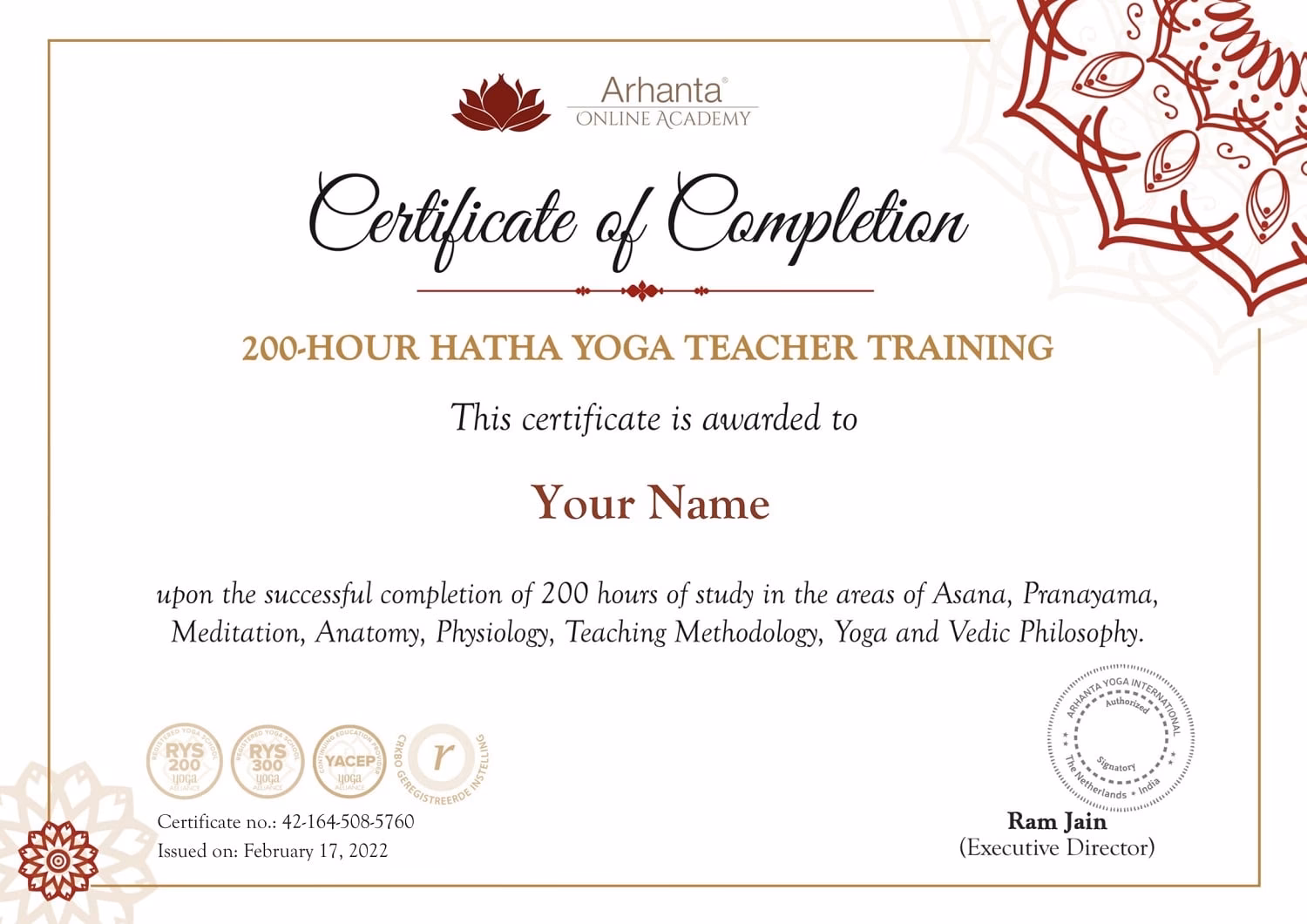 How do I get my yoga certification?