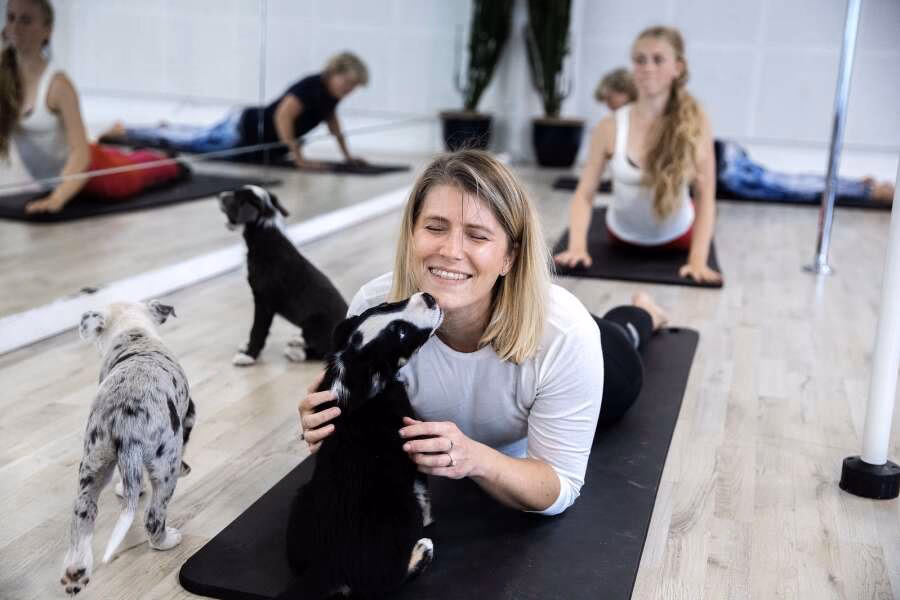 Hvad er puppy yoga?