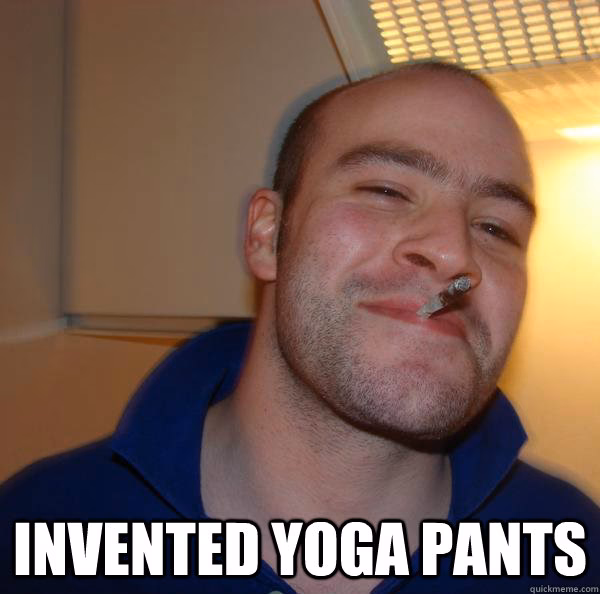 Who invented gym pants?