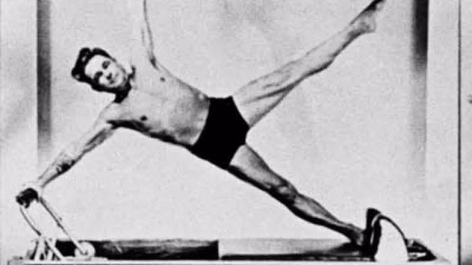 Which book houses the 34 original exercises of Pilates?