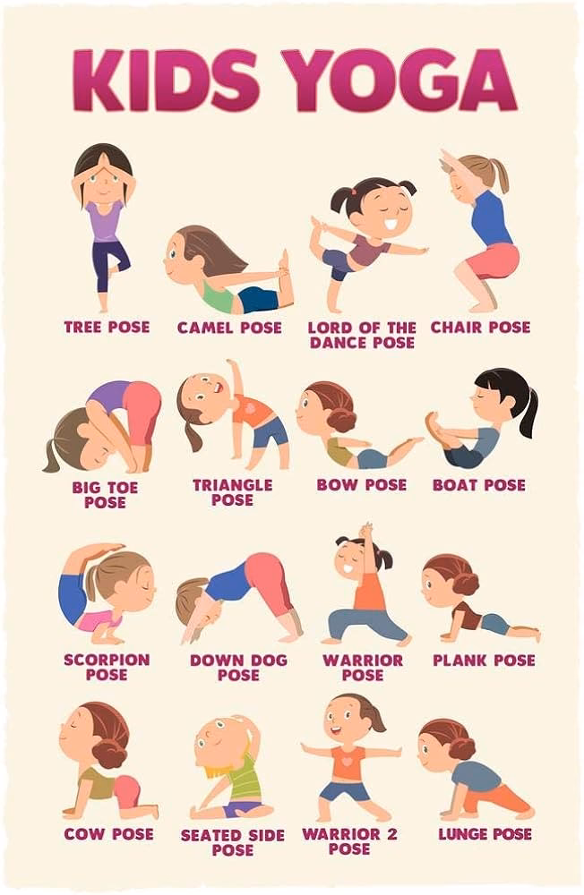 How do you plan a yoga class for kids?