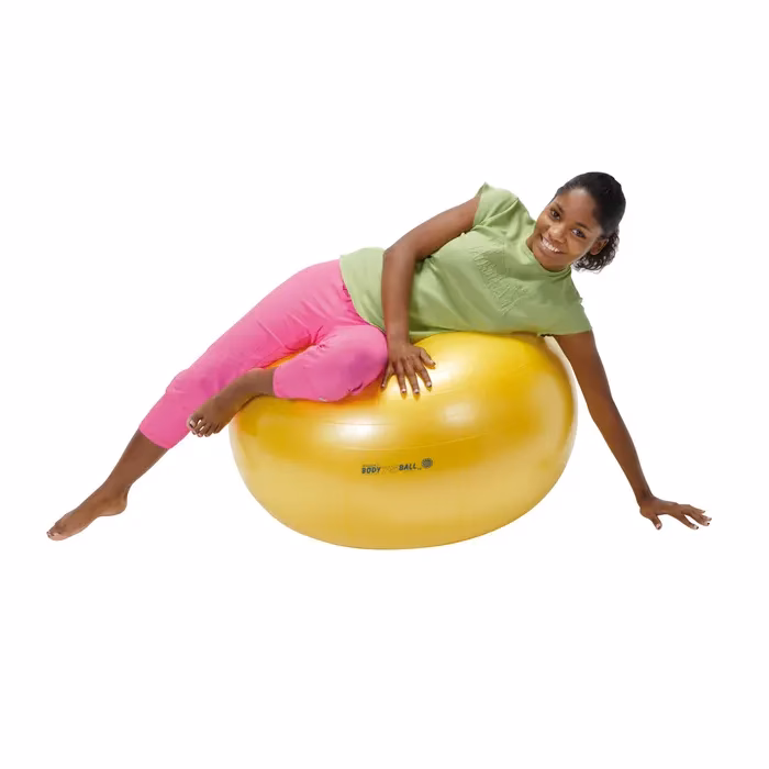 Is a 75cm exercise ball too big?