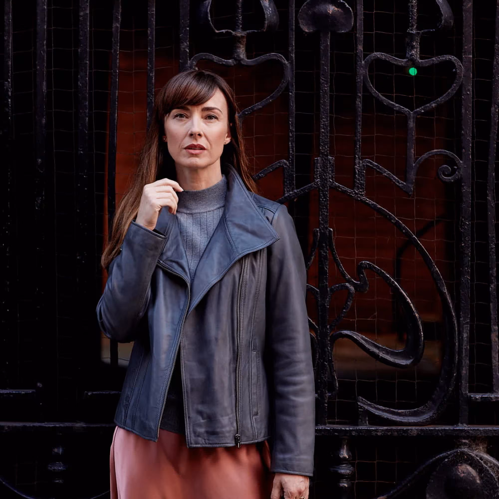 Is it better to size up or down in a leather jacket?