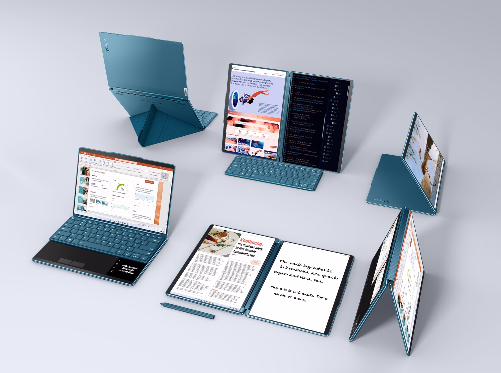 What is the difference between Yogabook and Zenbook?