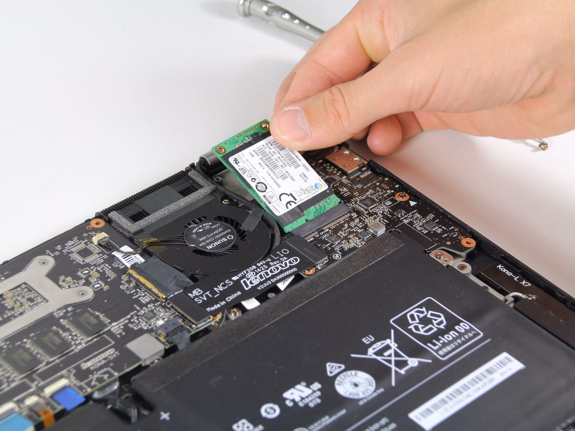 Can you add SSD to Lenovo Yoga?