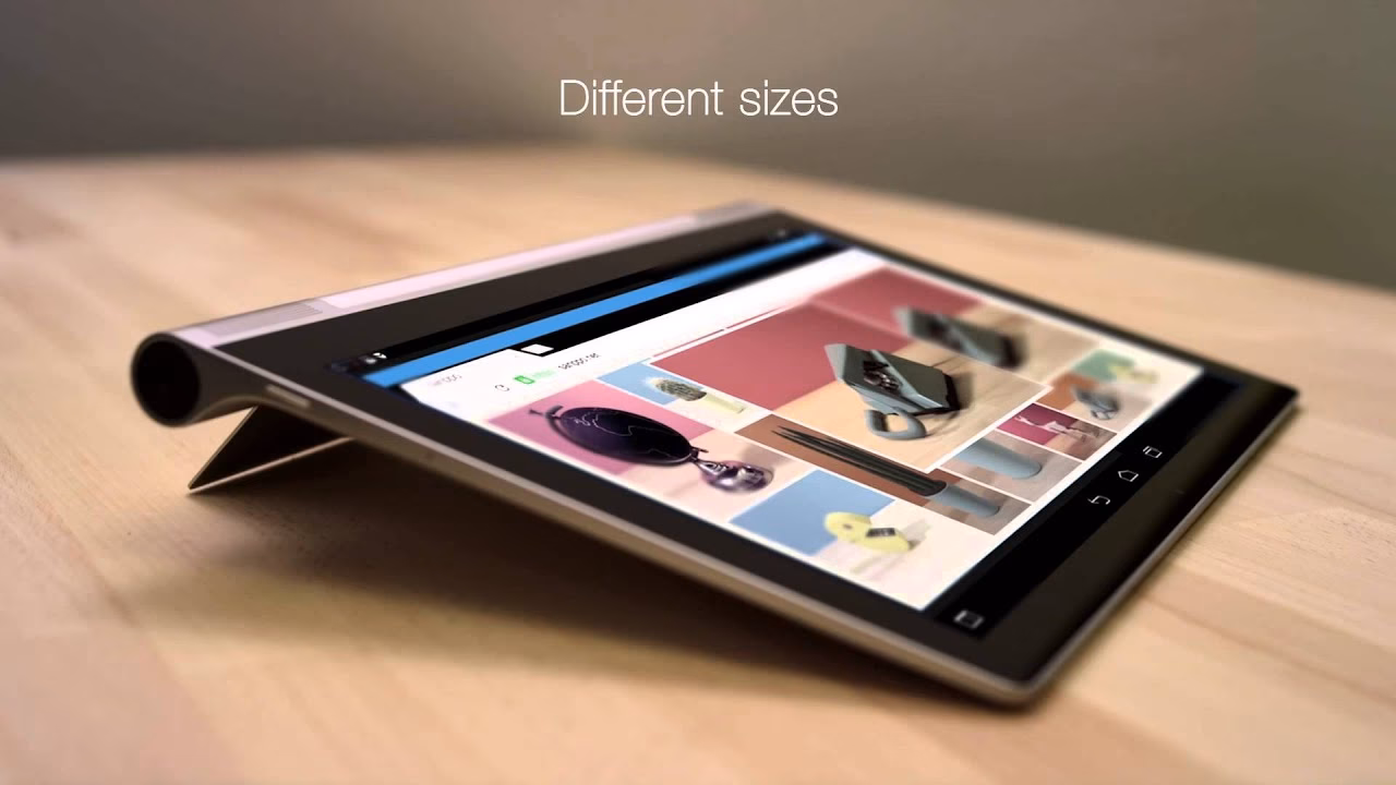 How do you take a screenshot on a Lenovo Yoga tablet?