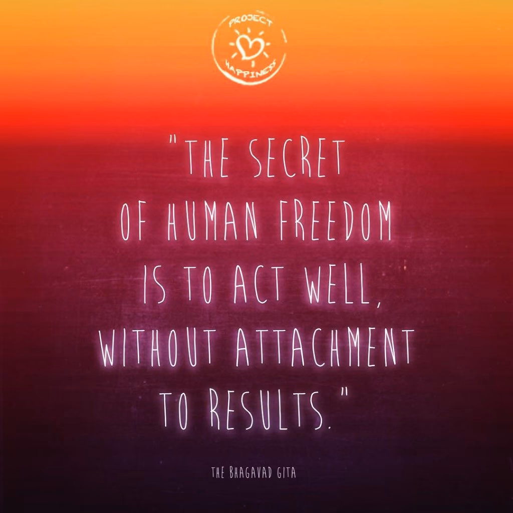 What is non-attachment in yoga?