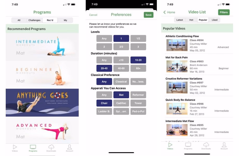 How much does Pilates Anytime cost per month?