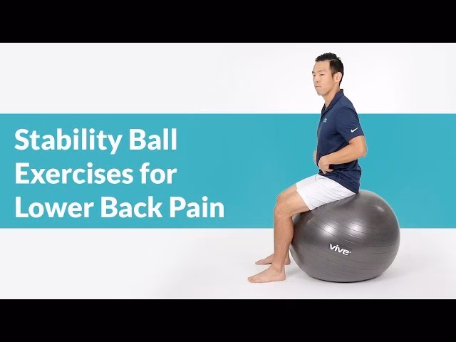 Are exercise balls good for back pain?