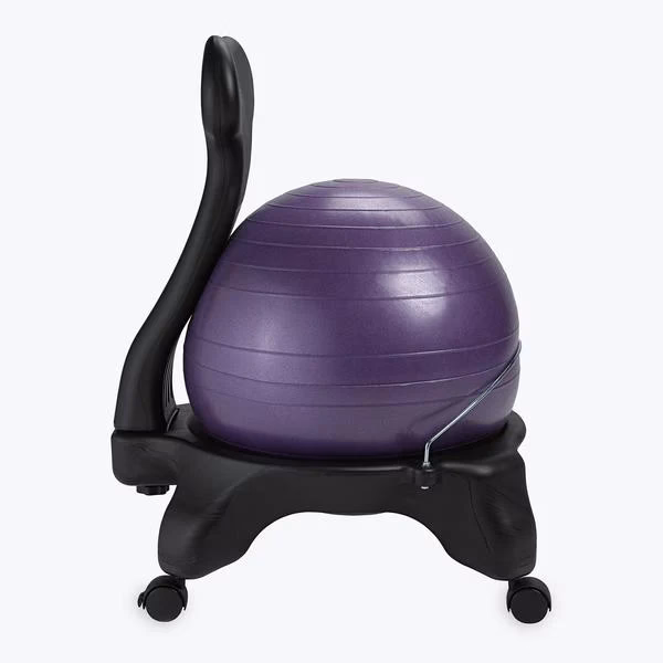 How long should you sit on a balance ball?