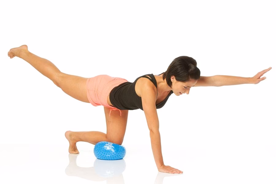 Hvordan bruger man en yogabold?