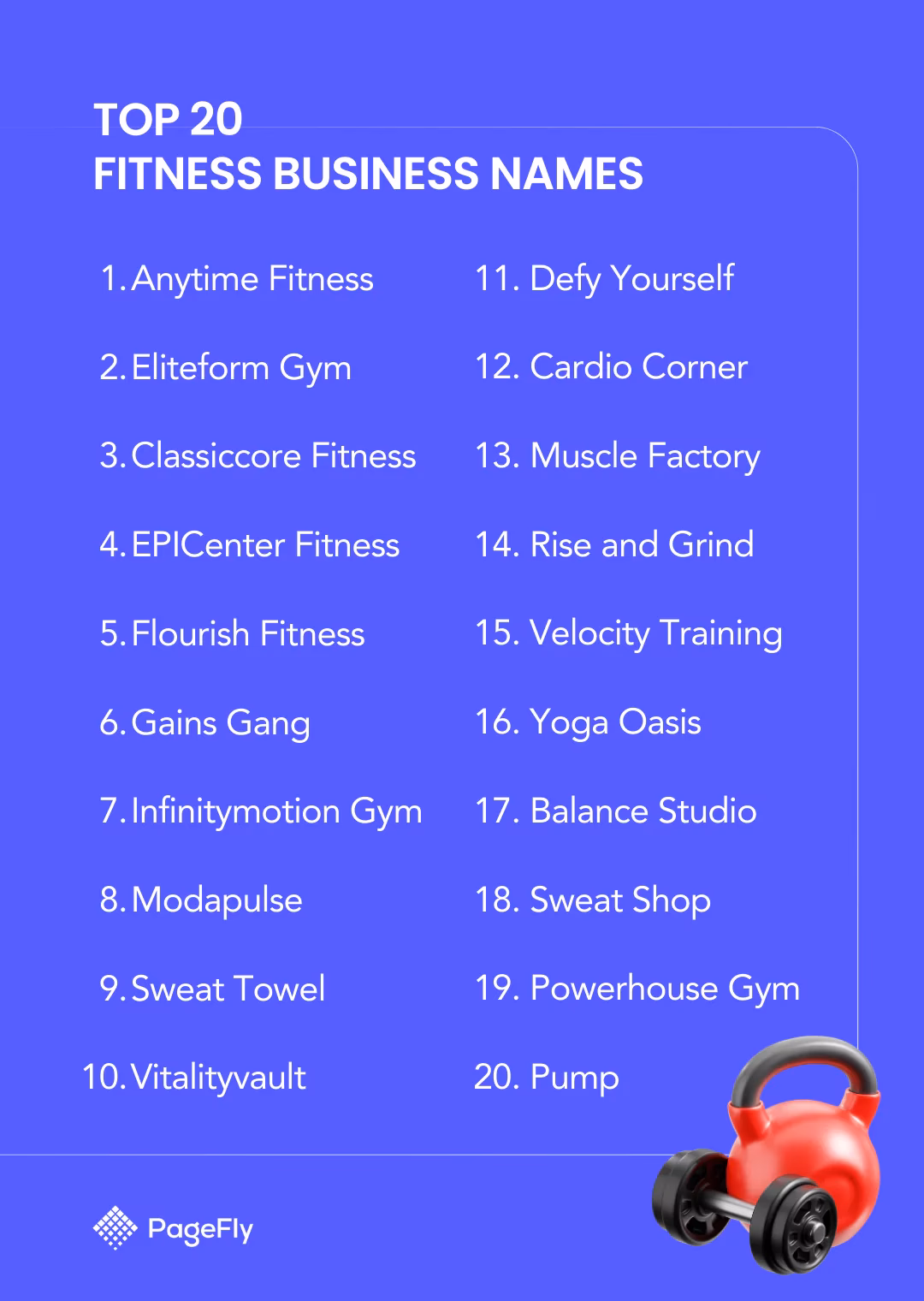 What is a cool gym name?