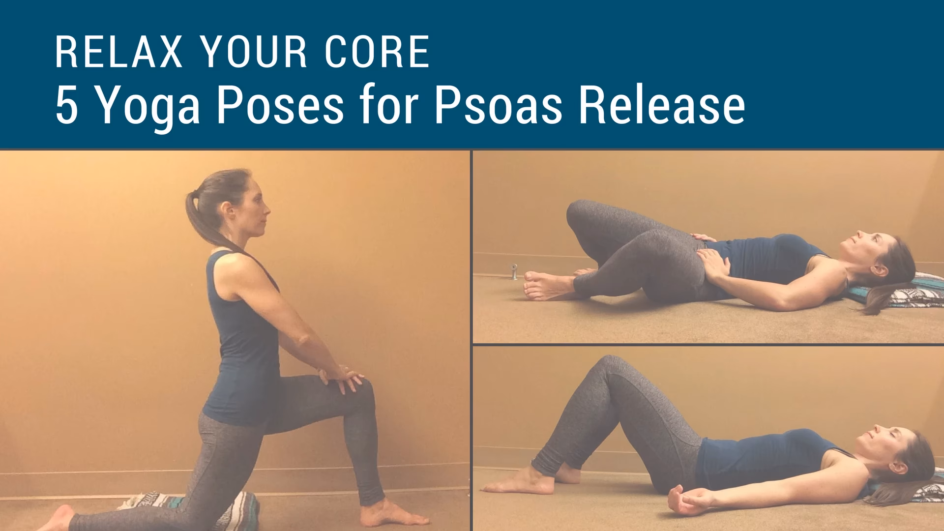 What yoga poses stretch the psoas muscle?