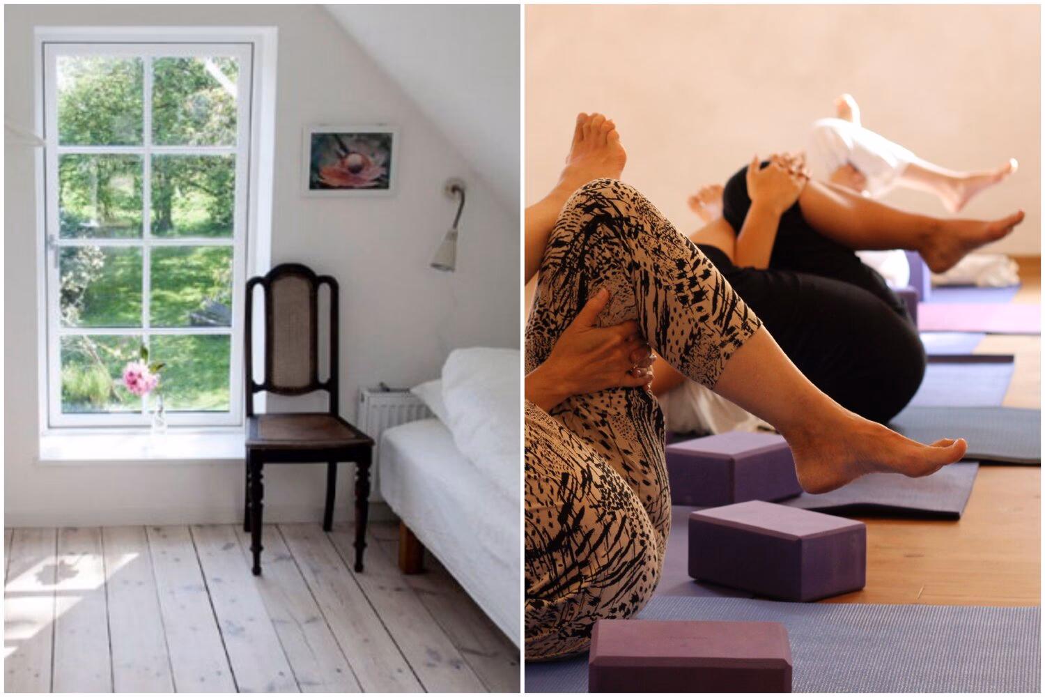 Hvad er forskellen på yin yoga og restorativ yoga?