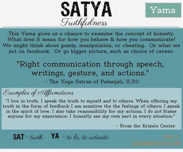What is the concept of Satya?