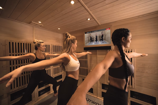 What is sauna yoga?
