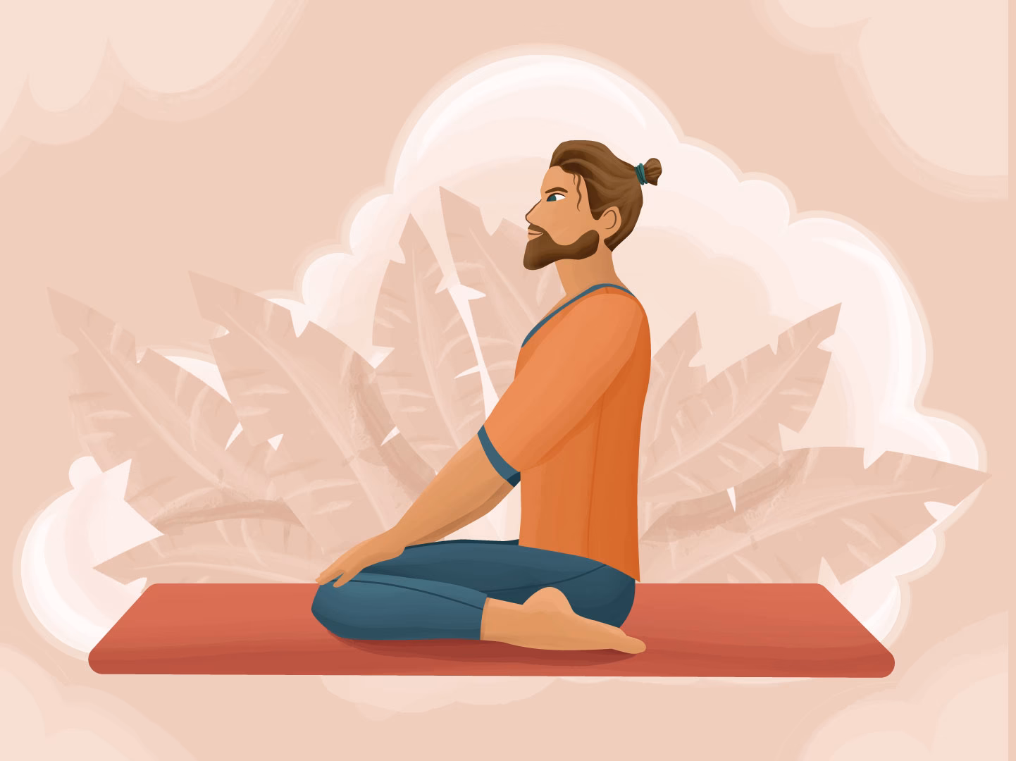 Is it good to sit in a yoga pose?