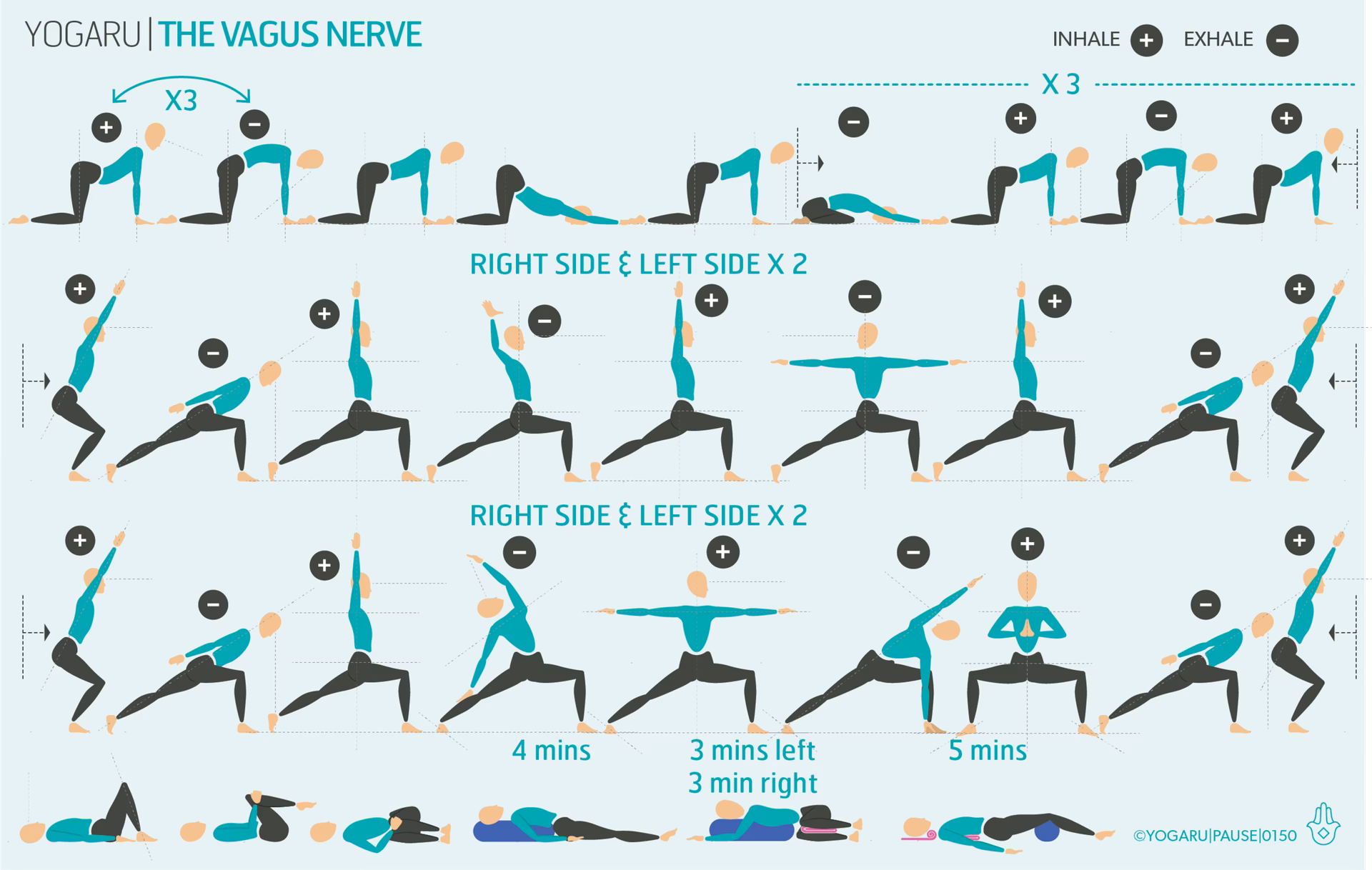 What exercise stimulates the vagus nerve?