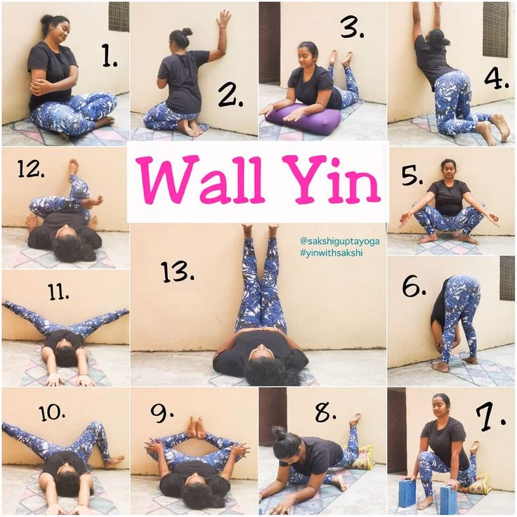 What is wall yin yoga?