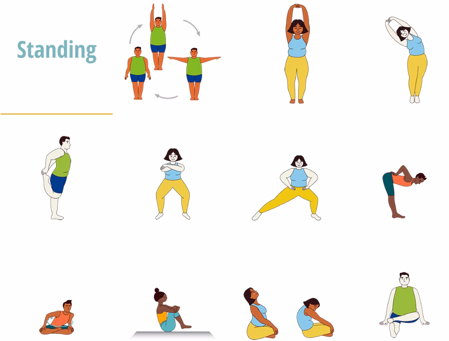 What is the best warm up before yoga?