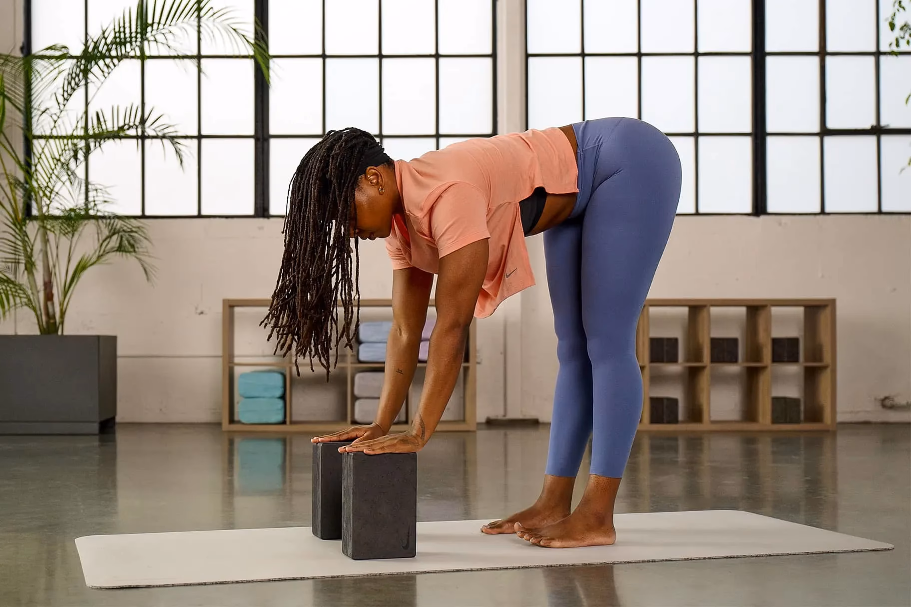Do yoga blocks make it easier or harder?