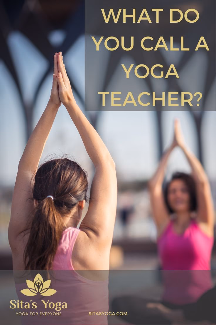 Are yoga teachers called coaches?