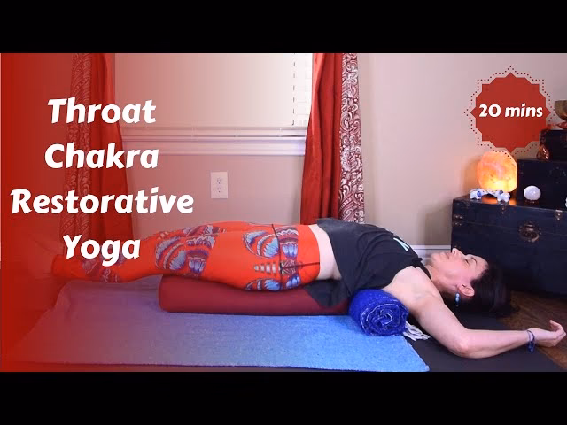 What yoga pose opens the throat chakra?
