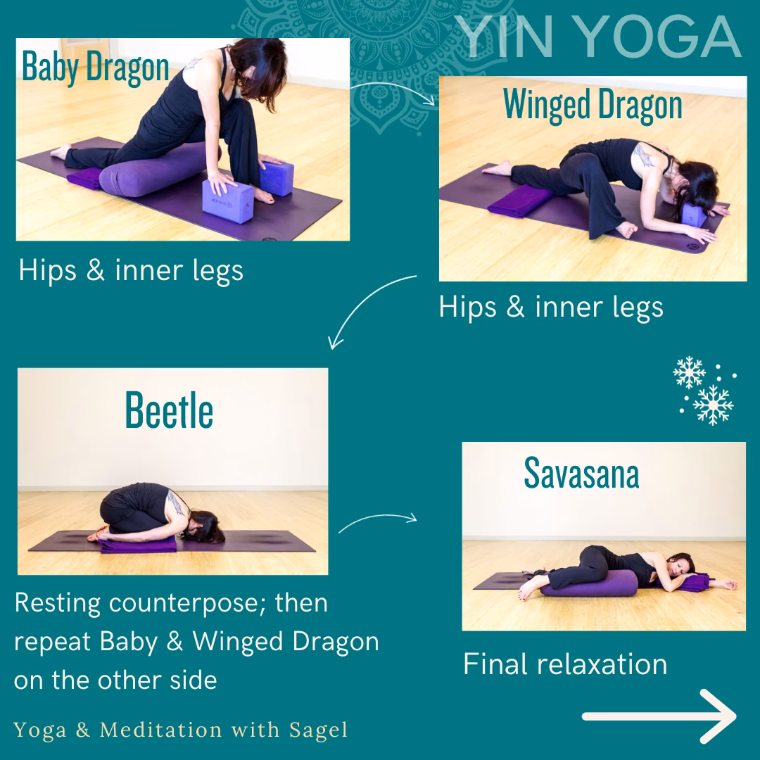 What is the yin element for winter?